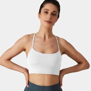 halala - Y Back Backless Plain Sports Bra